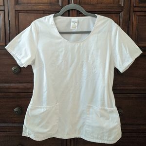 Tooniforms Mickey & Minnie Scrub Top